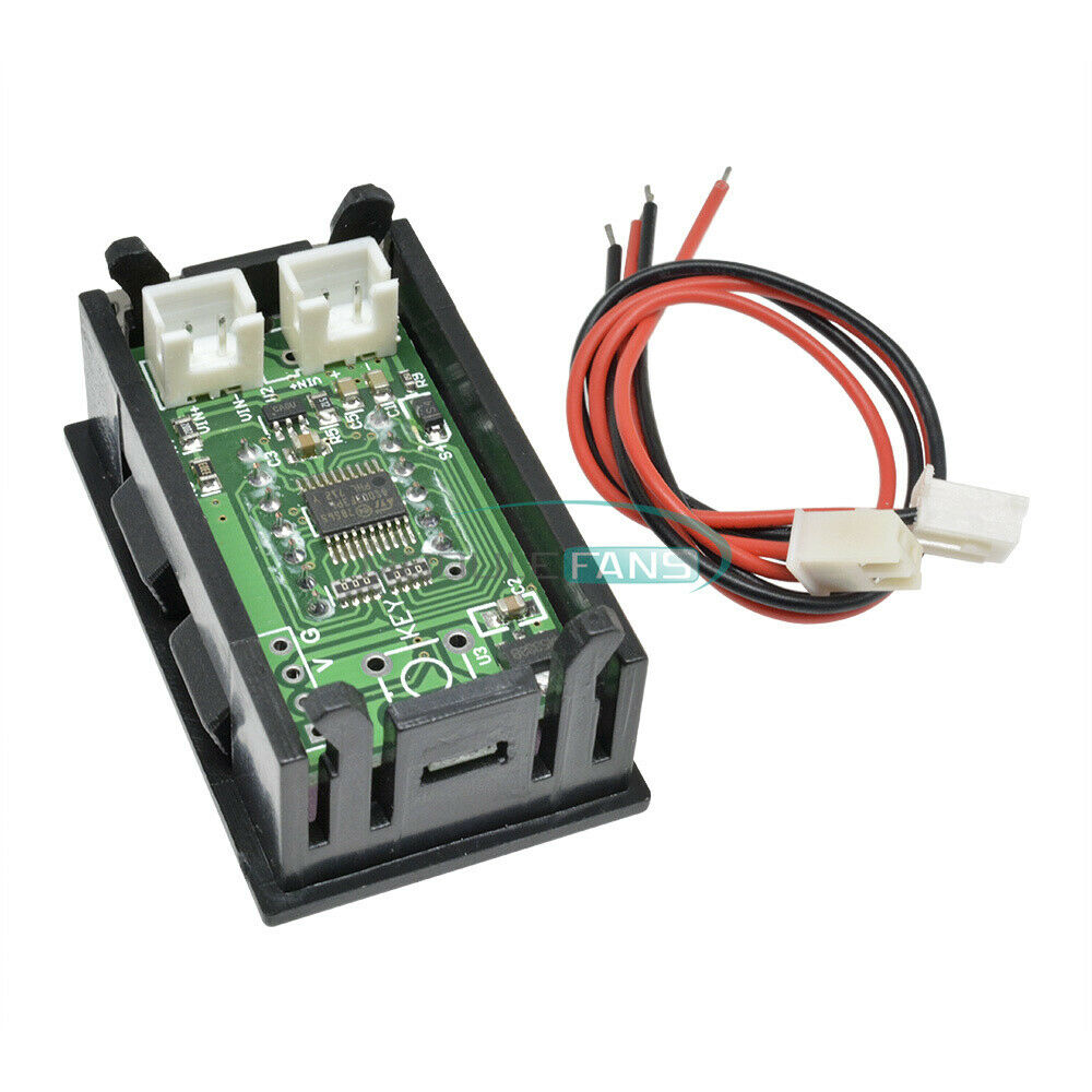 Yellow DC 0-4.3000-33.000V 5 Digit  Precision Digital Volt meter Voltage Panel