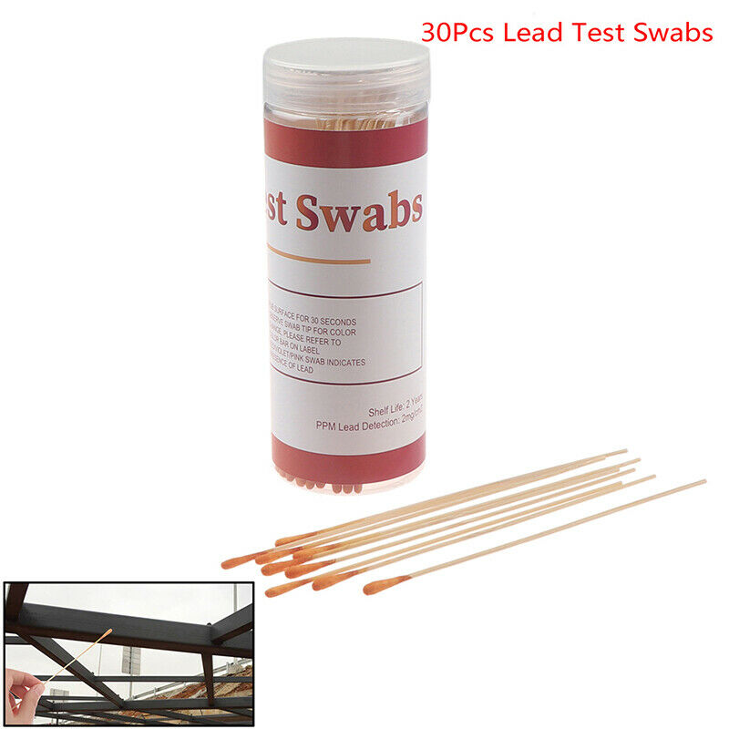 Laboratory Lead Test Kit with 30 Testing Swabs Rapid Test Results in 30 SecoBDA