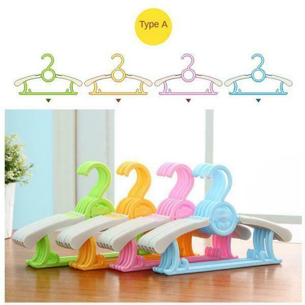 20pcs Kids Hangers Retractable Children's Bar Hangers for Coat Trouser Skirt