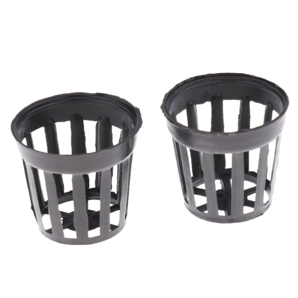 100 pcs Plastic Flower Pot Baskets Aquatic Water Plant Planting Outdoor Decor S