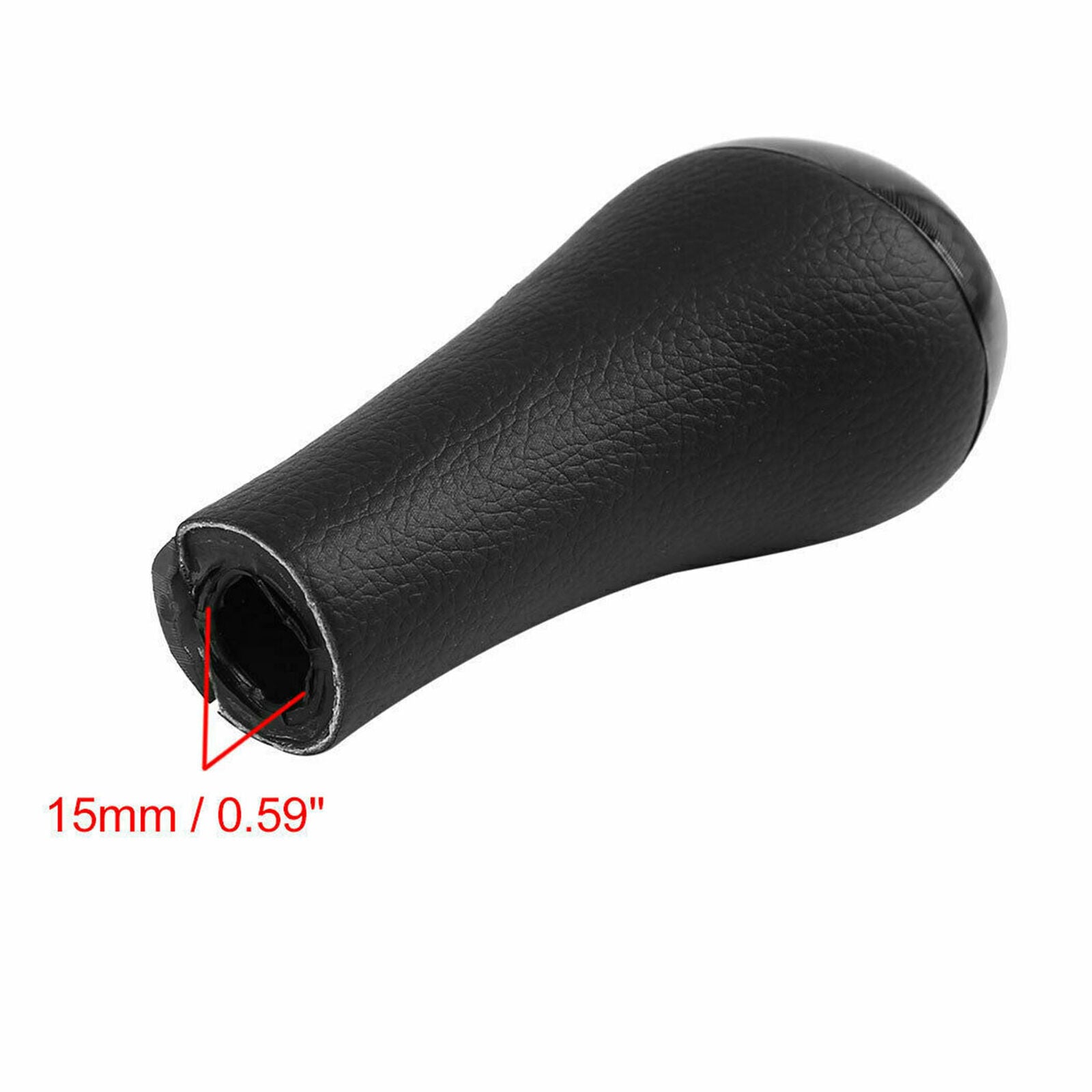 5 Speed MT Manual Gear Shift Knob Carbon Fiber For BMW 1 3 5 6 Series X1 X3 X5