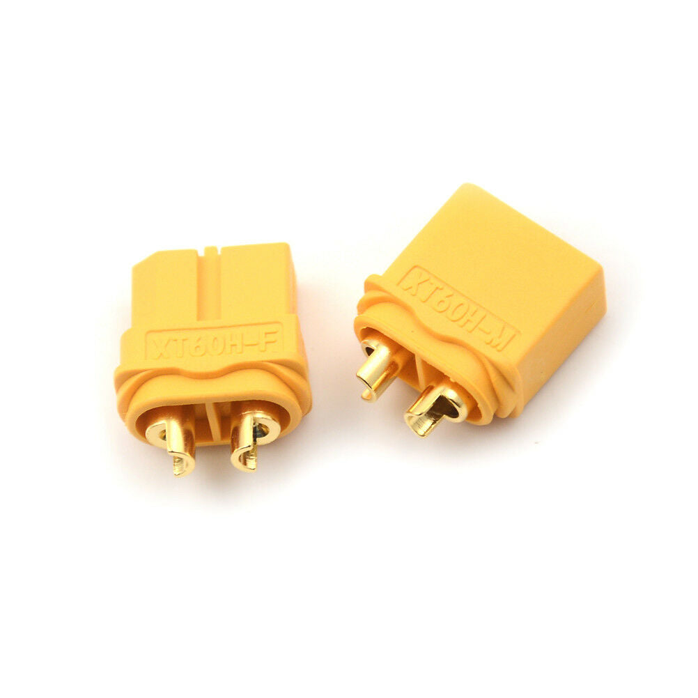 2PCS Amass XT60+ Plug Connector With Sheath Housing 1 Male 1 Femal.l8