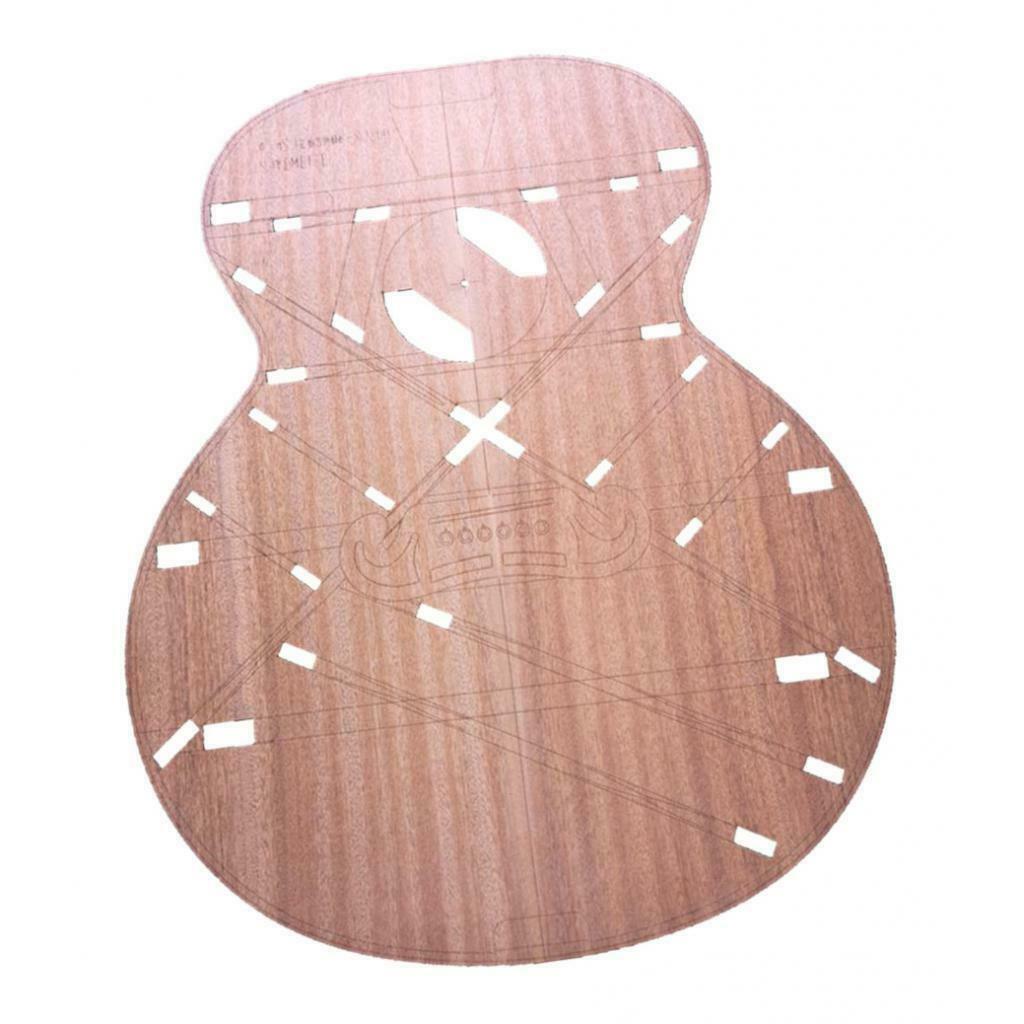 DIY Acoustic Guitar Body Layout Templates Premium SJ200 Jumbo Guitar Building