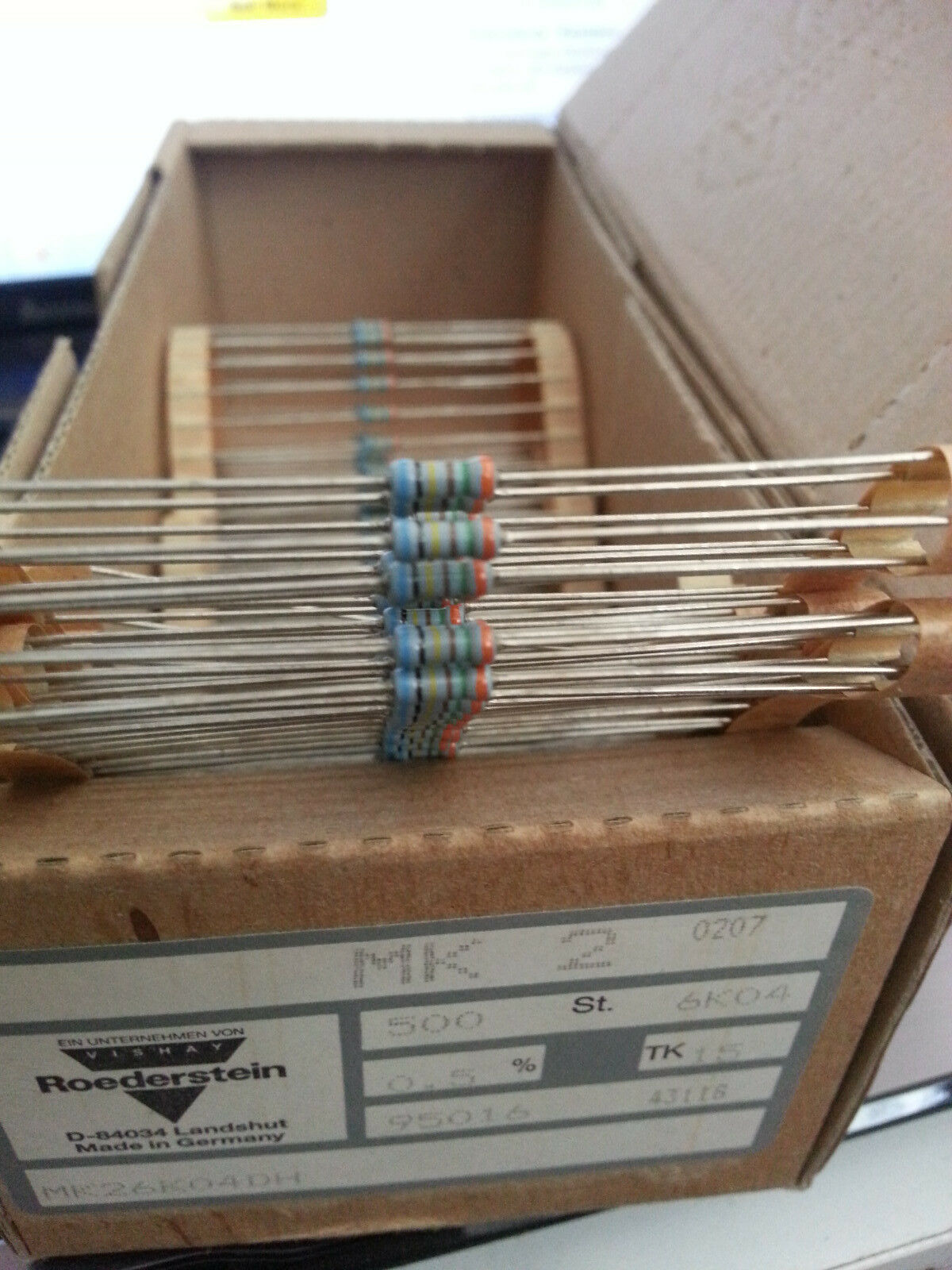 40pcs ROE MK2 6k04 0.5% 15ppm 1/4W HI END METAL FILM RESISTORS FOR TUBE AUDIO!