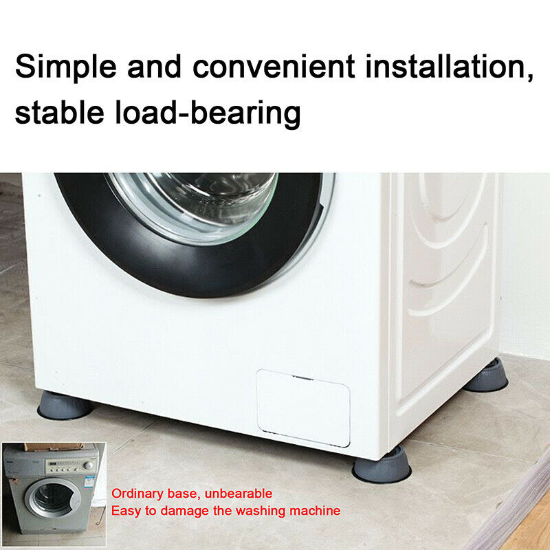 4Pc Universal Anti-Vibration Feet Pads Washing Machine Rubber Anti-Vibration  JY