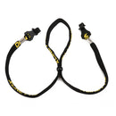 Adjustable Elastic Sport Neck Cord Sunglasses Glasses Stra Black Yellow