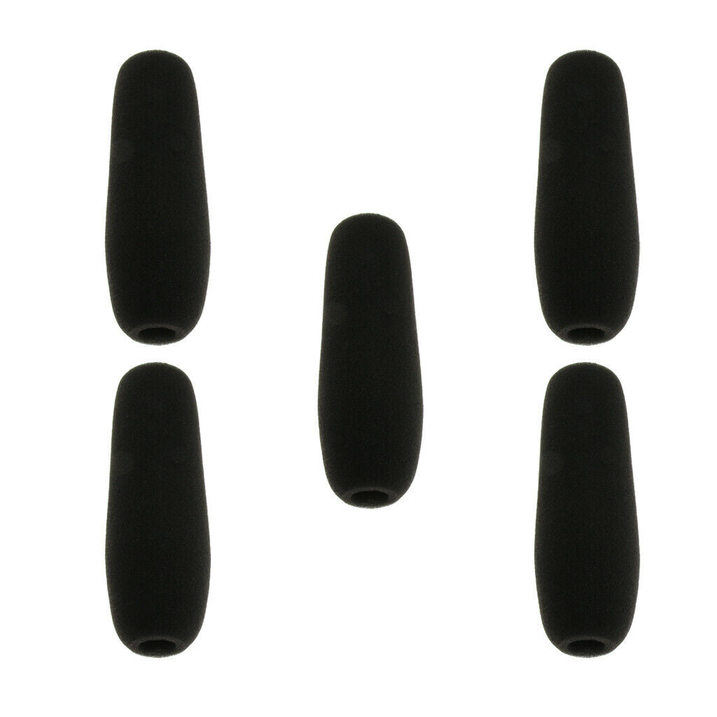 Pack of 5 Microphone Windshield Foam Sponge Covers