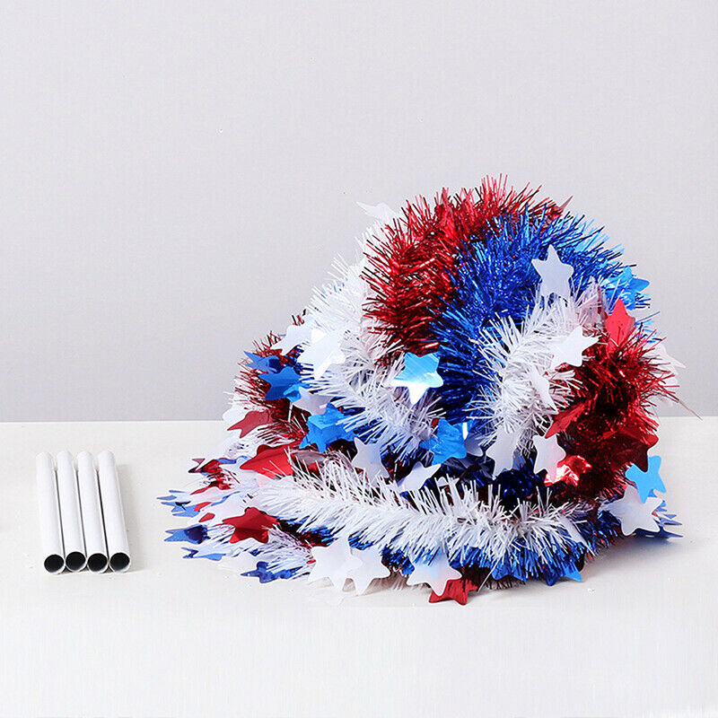 150cm Independence Day Flag Color Matching Retractable Tree Family Decoration
