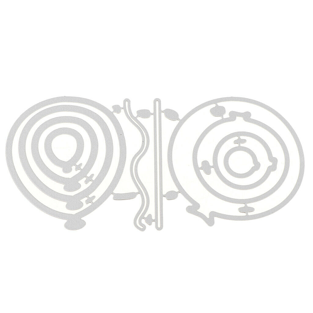 Die Cutting Template Scrapbooking Stencils With Balloon Shape, Cards, Photo