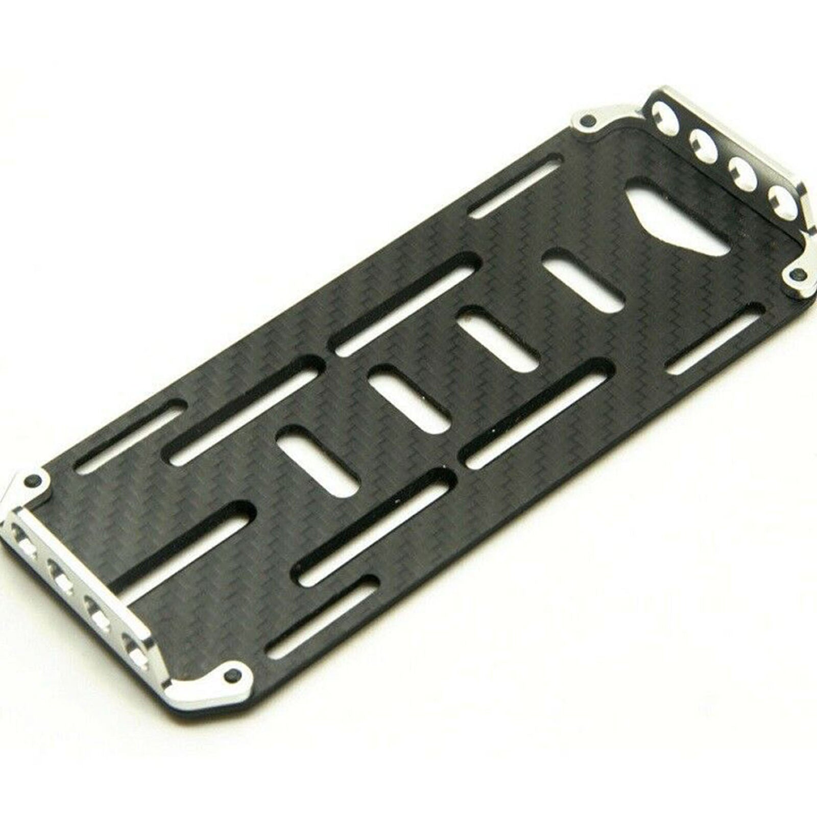 Carbon Fiber Battery Mounting Plate Tray for 1/10 Crawler RC Car Axial SCX10