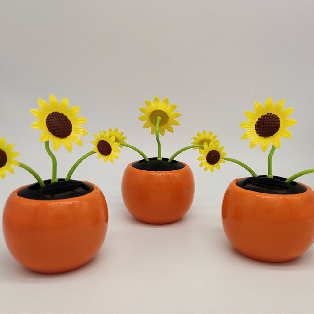 Cute Solar Powered Solar Flower Solar Dancing Bulmen Wobble