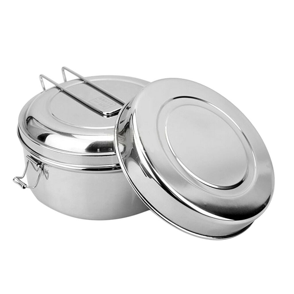 Stainless Steel Small Lunch Bags Lunch Box Food Bento Container Mess Tin