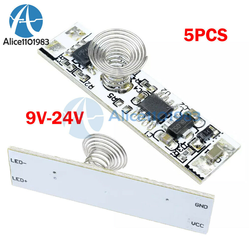 5PCS 9V-24V 30W Touch Switch Capacitive Touch Sensor Module LED Dimming Control