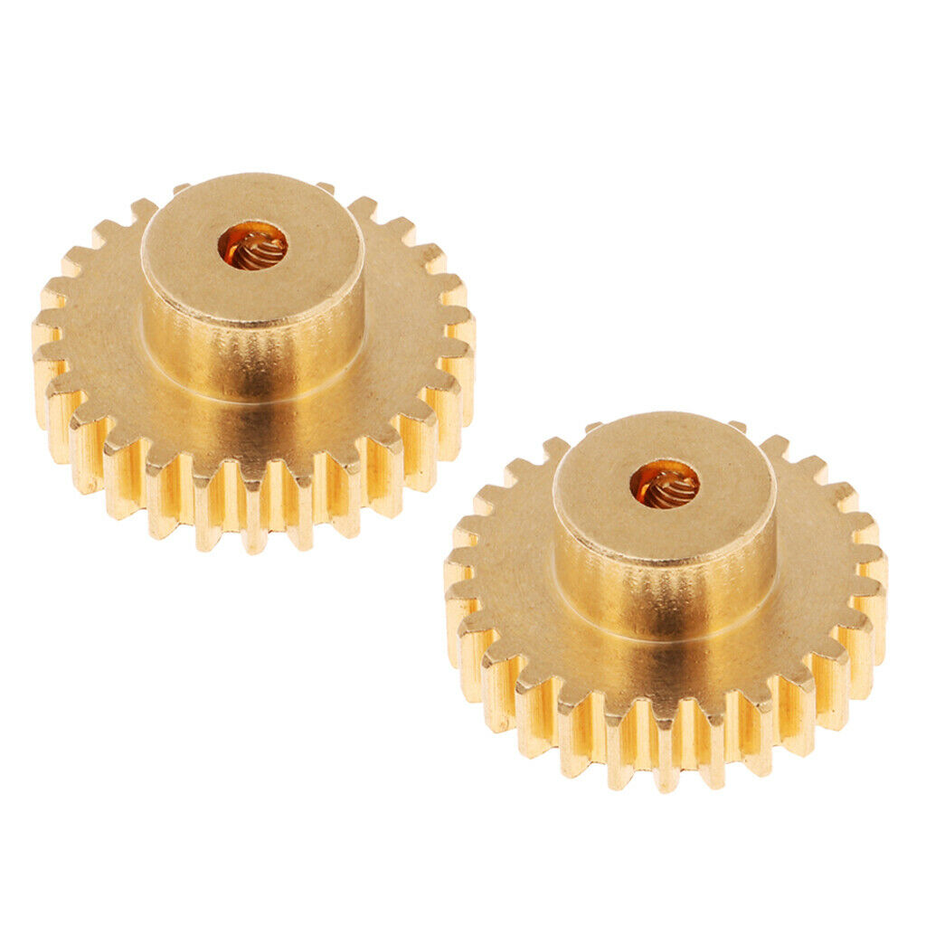 2pcs Golden Metal Motor Opinion Gear for WLtoys A959-B A969-B K929-B Cars