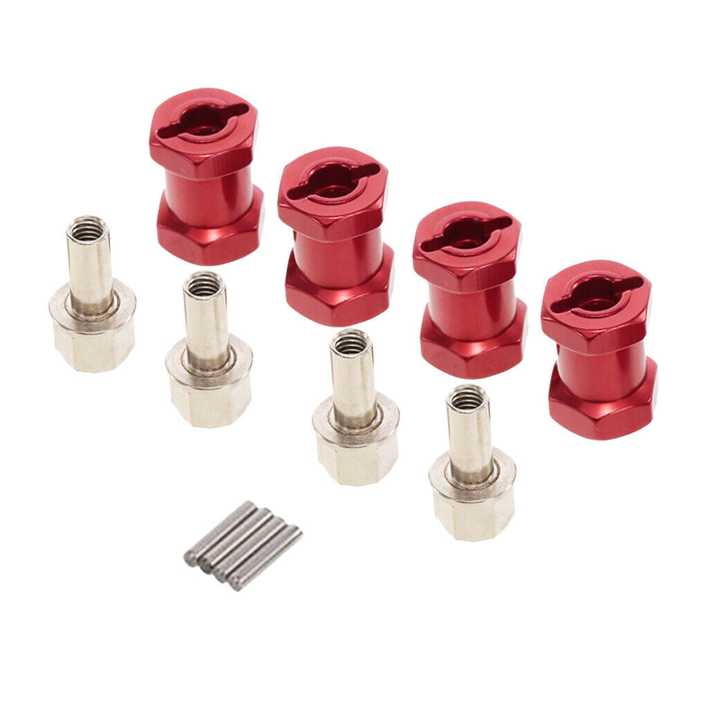 12mm Wheel Hub 15mm Extension Adapter for 1/10 RC Car HPI HSP Axial SCX10