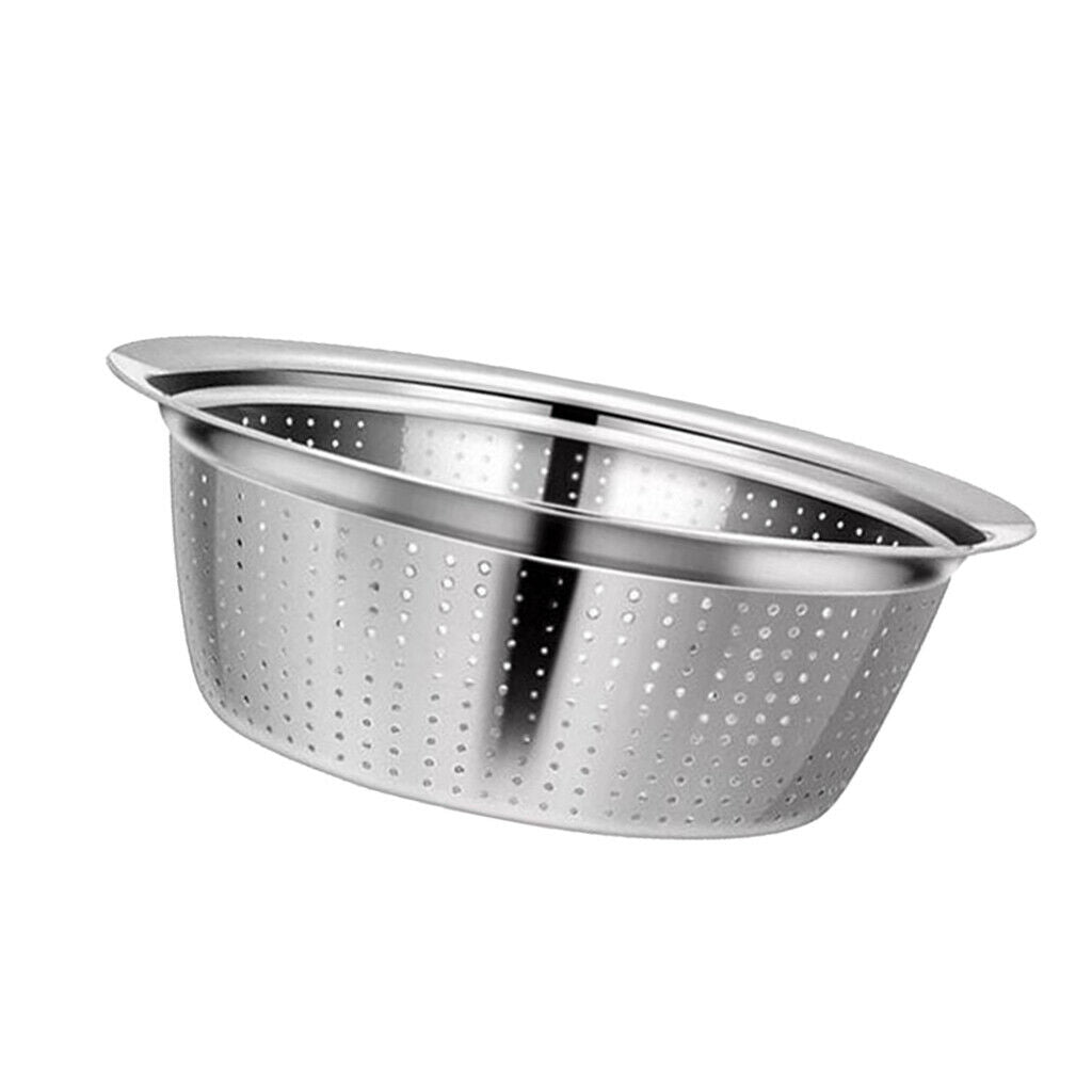Large Pasta Vegetable Strainer Colander Kitchen Rice Sifter Sieve 24cm