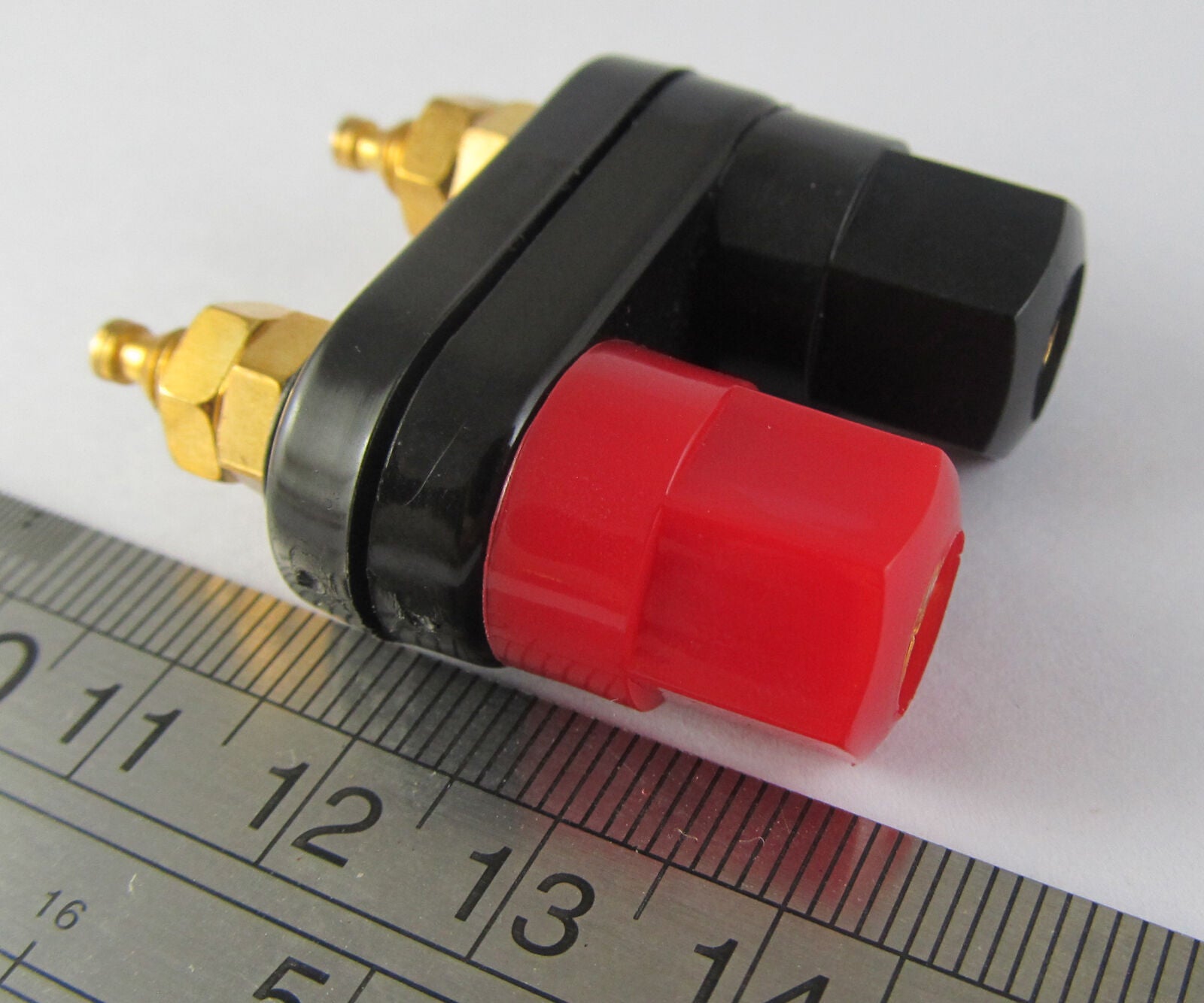 2pcs Dual Insulated Binding Post 4mm Banana Jack 41x34mm
