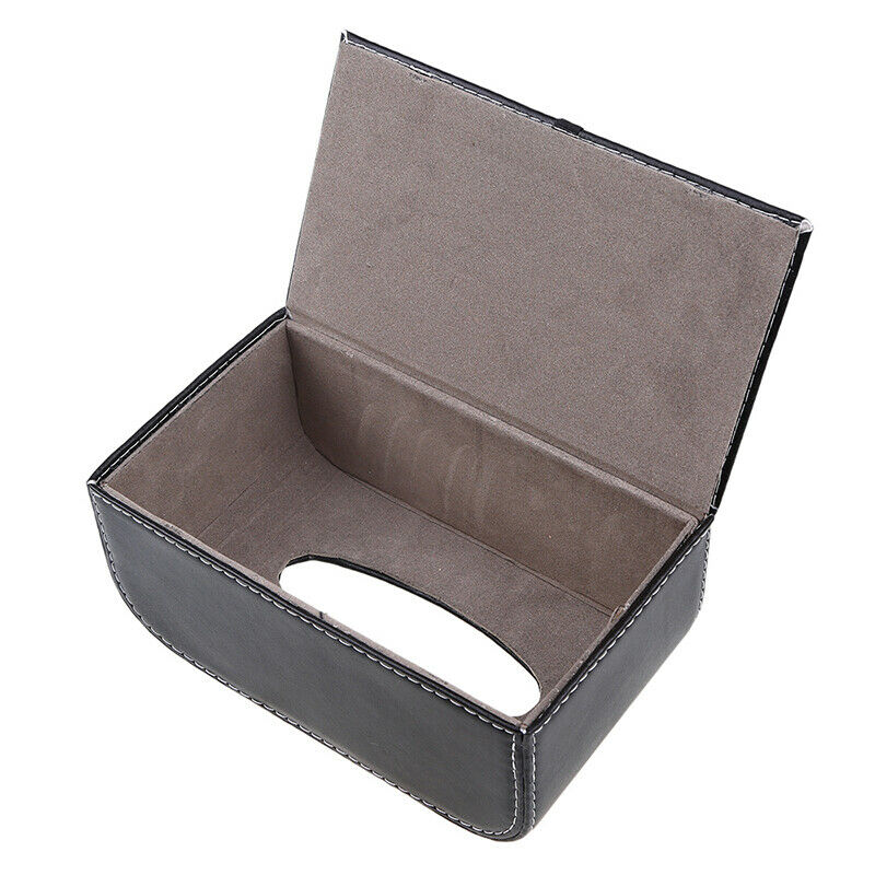 1X Tissue Box Towel Car Sun Visor Tissue Box Holder Auto Interior Storage Decor