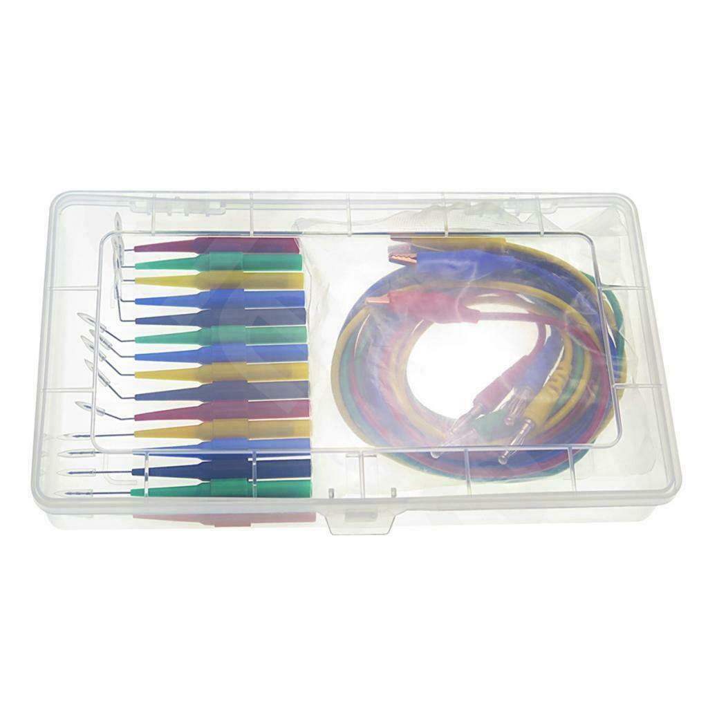 1 Set Cleqee P1920 Alligator clip 4mm Banana Plug Silicone Testing Wire