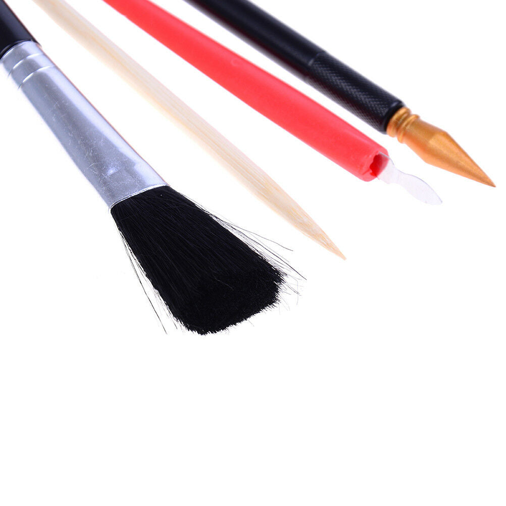 4Pcs Painting Drawing Arts Set Stick Scraper Pen Brush Art Paper DIY Tools ljJDD