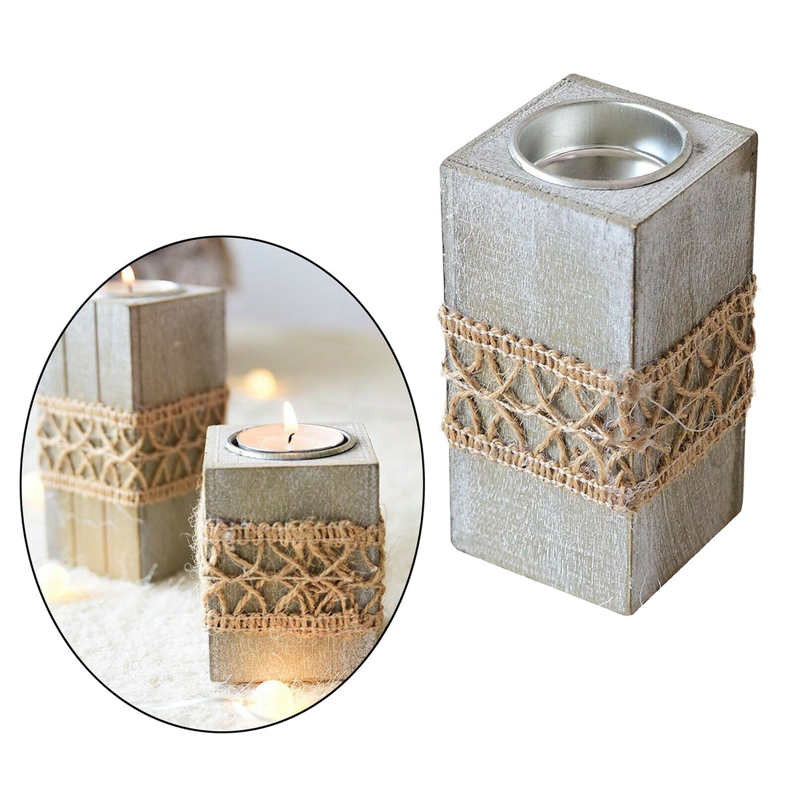 Creative Tealight Candle Holders Table Centerpieces for Living Dining Room