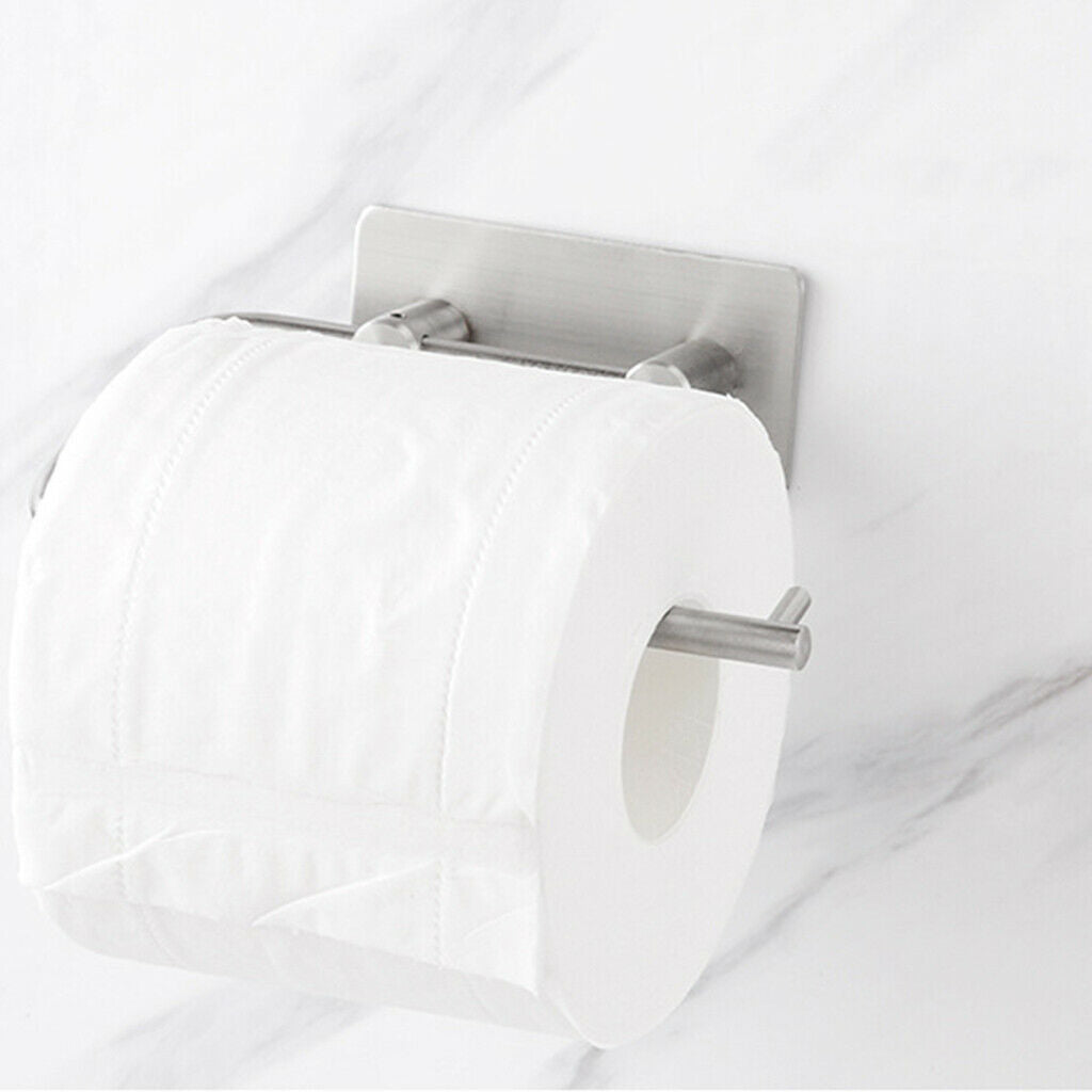 304 Stainless Steel Self-adhesive Paper Towel Holder Toilet Roll Holder