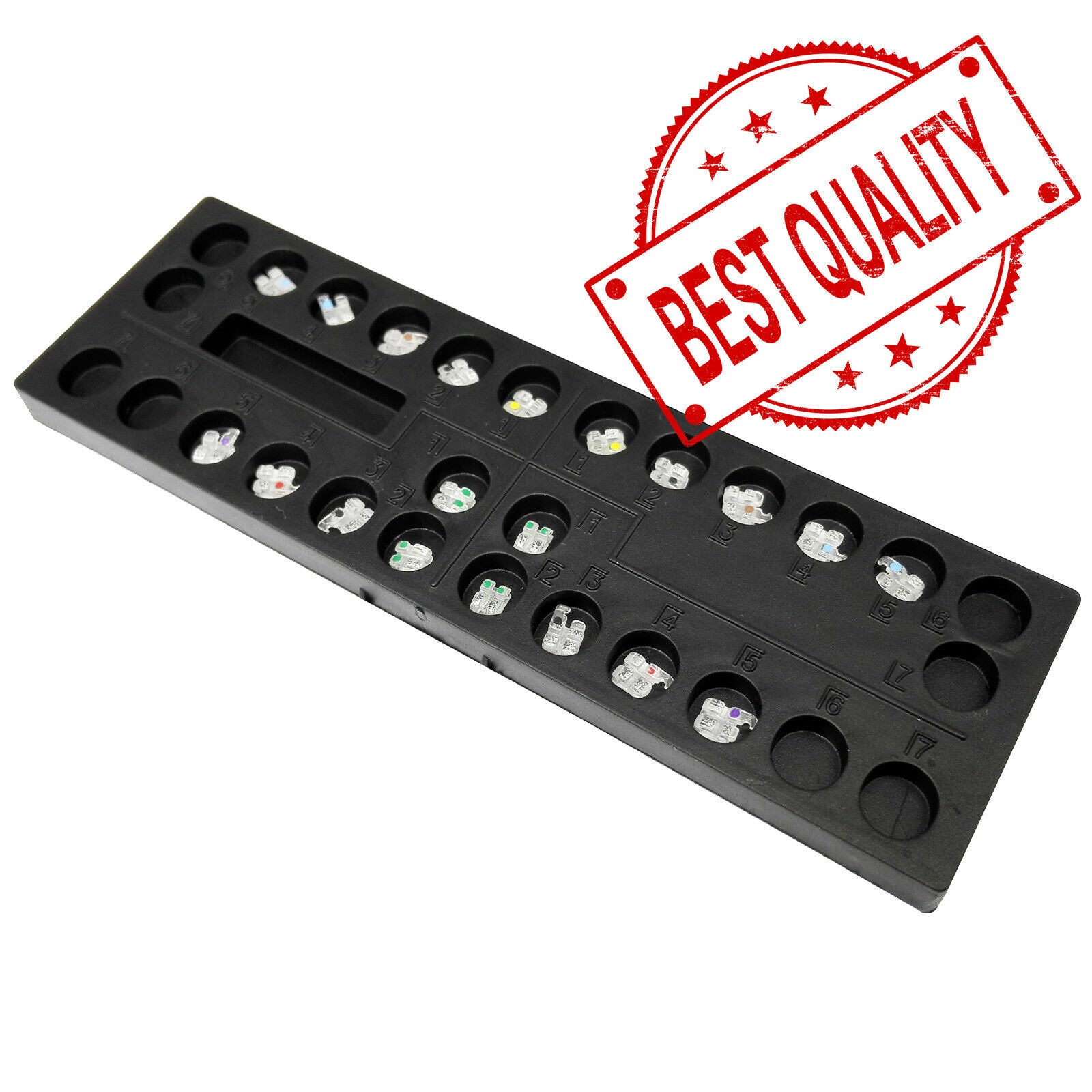 HOT Prob HUBIT Crystal Sapphire Orthodontic Brackets Braces (MBT 022 20Brackets)