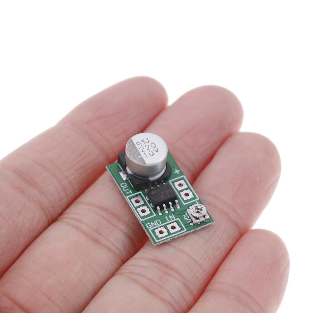 DC 3V~12V 5V 6V LM386 mini micro audio power amplifier board AMP module 75  CRDD