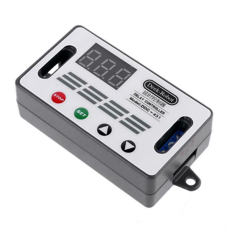 DC 12V Timer Delay Relay Switch Digital LED Display Delay Controller MOS DDC-431