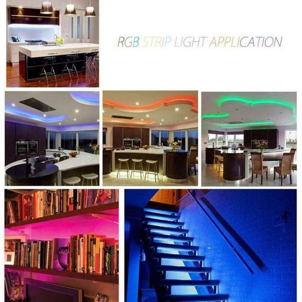 4.8W 10m LED Light Strips Light Tape Battery Powered Indoor Night Lamp