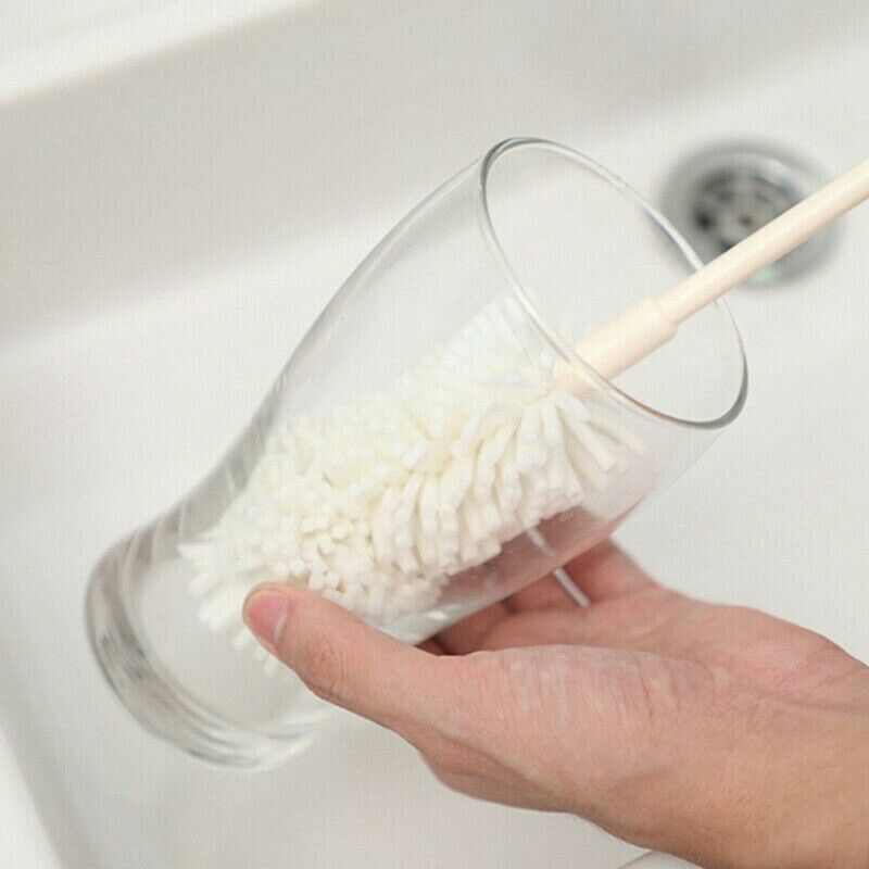 39.5CM Cleaning Glass Bottle Cup Brush Cleaner Kitchen Sponge Long Handle