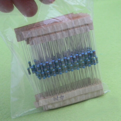 200pcs 20 Values 1/4W 0.25W Metal Film Resistor Assortment Assorted Kit For DIY
