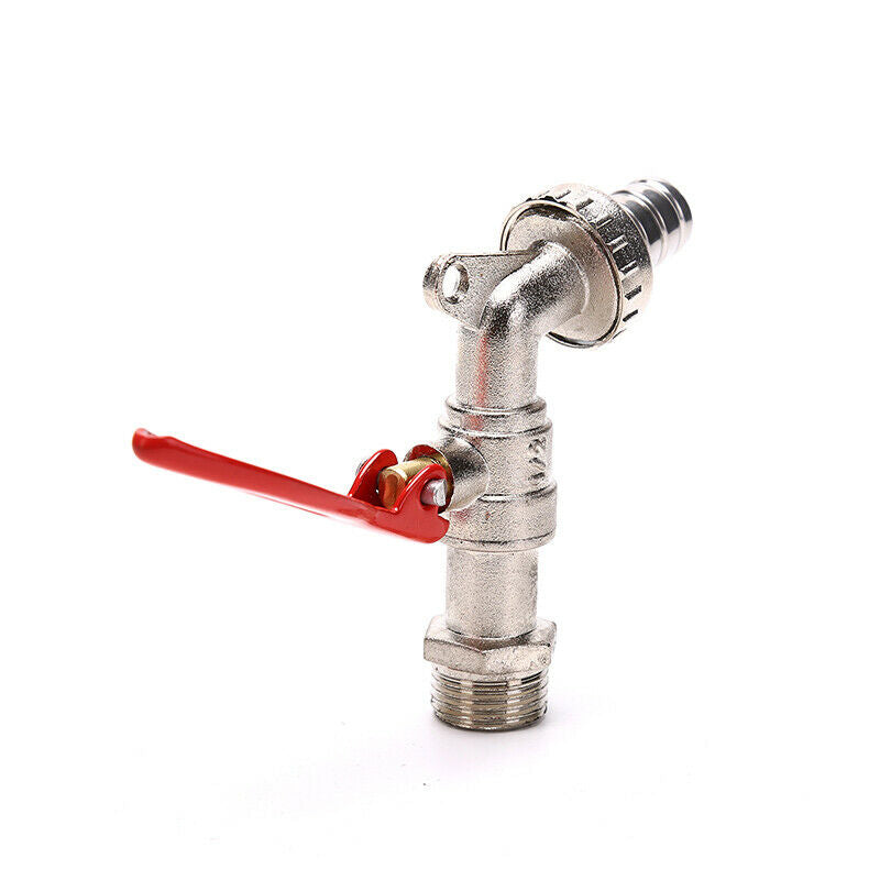 1/2 Inch Zinc Alloy Water Tap Lockable Faucet Garden Hose Faucet with L NC