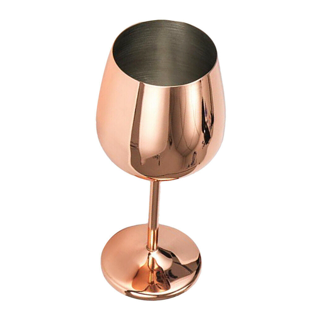 4 pcs Stainless Steel Wine Glasses/Goblets Keeps Wine Cool Red White