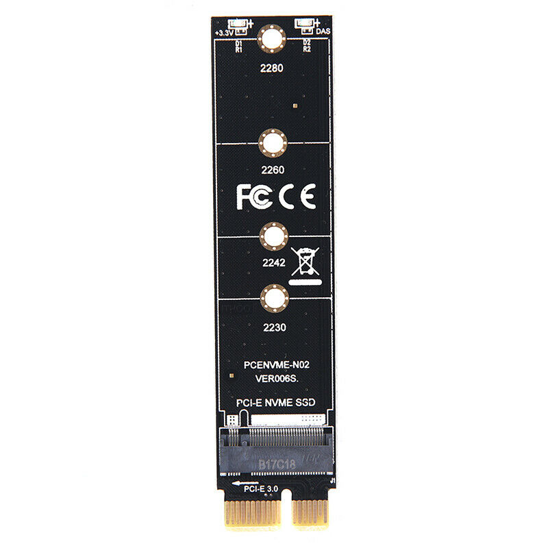 Pcie To M2 Adapter Nvme Ssd M2 Pcie X1 Raiser Pci-E Pci Express M Key Con.l8