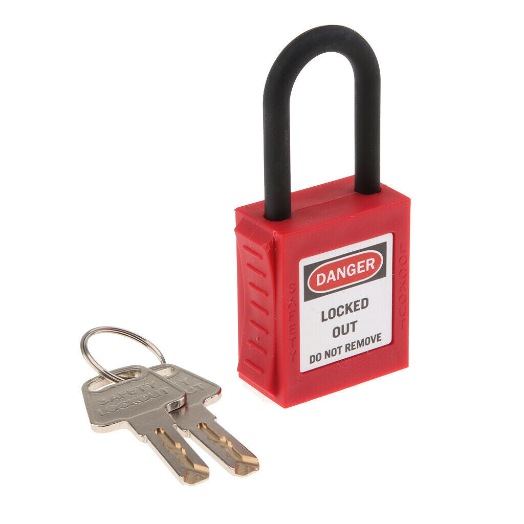 10Pieces/Set Safety Lockout Padlock Lockout Nylon Lock Beam, Engineering Plastic