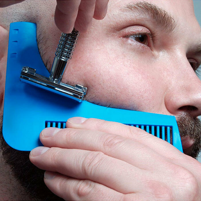 Comb Trim La Beard Stencil Guide Cut for Shaving New