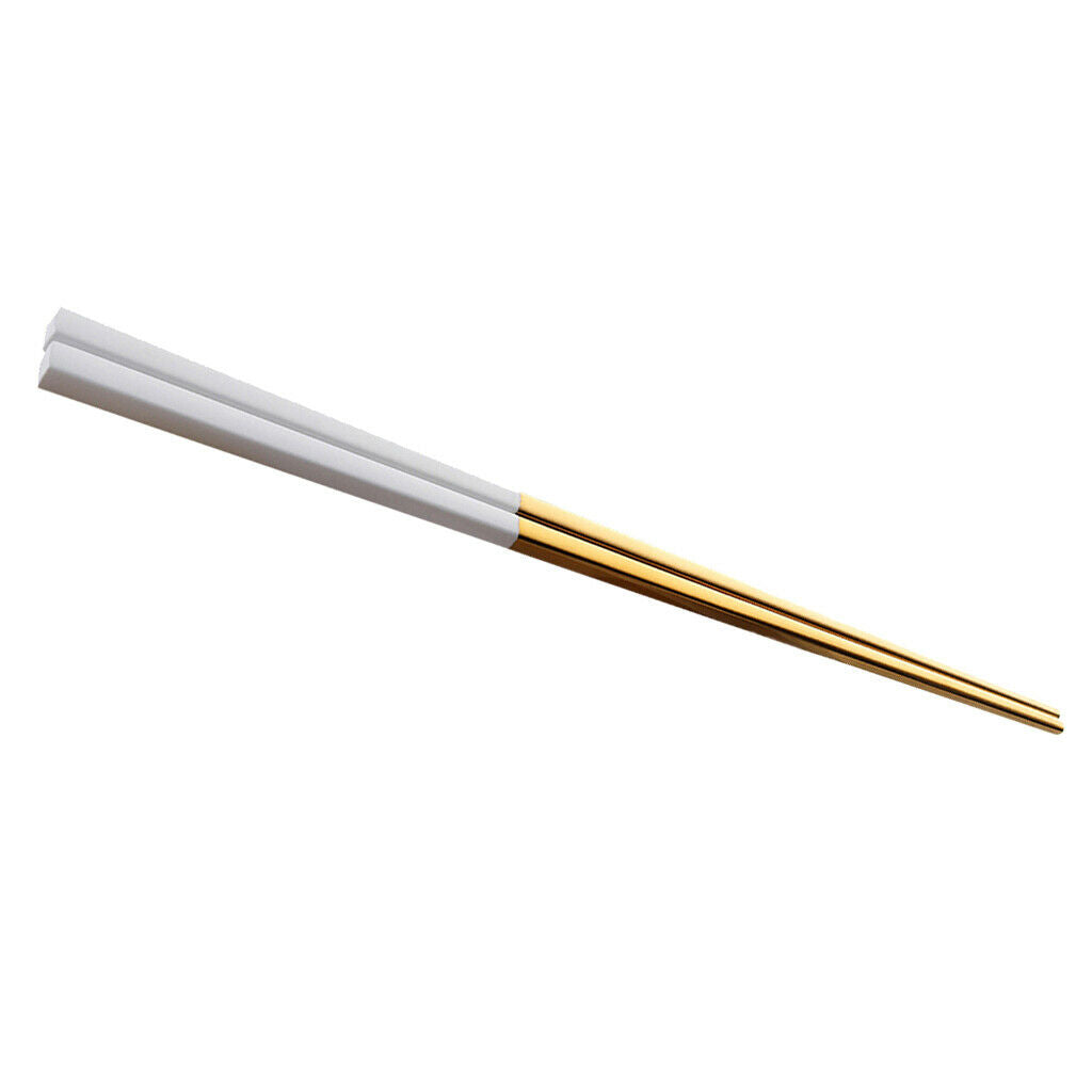Durable Chopstick Stainless Steel Tableware Square Chopstick