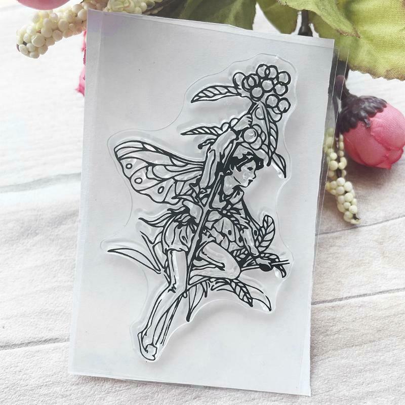 Fruit Fairy Silicone Clear Seal Stamp DIY Scrapbooking Embossing Photo Album
