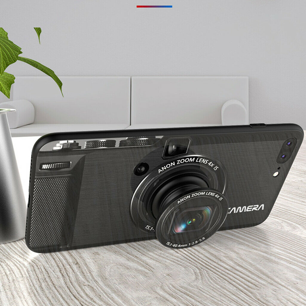 Creative Camera Auto Bracket Mobile Phone Case for Iphone7 plus/8 plus Cover