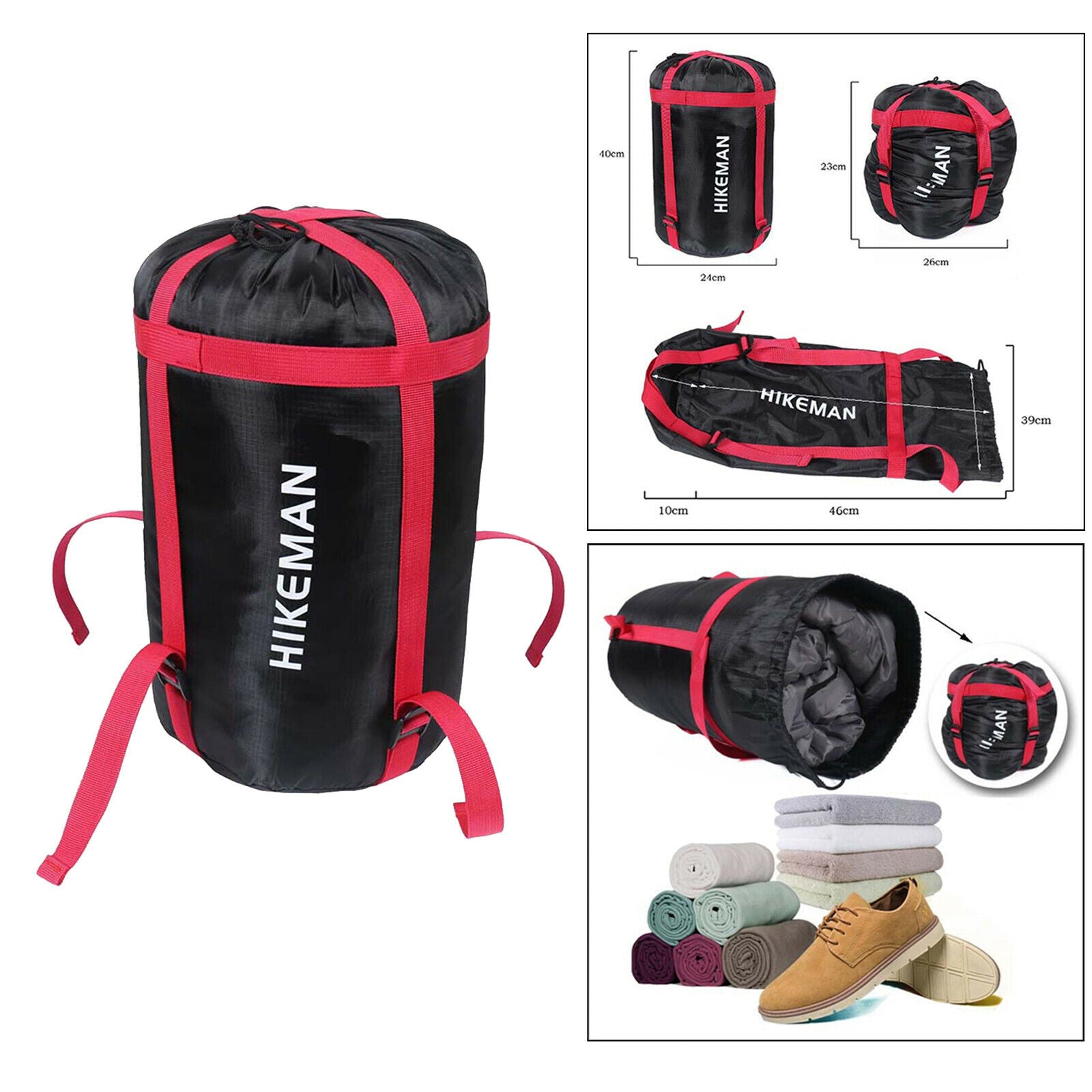 Stuff Sacks Water Resistant Sundries Storage Pouch Emergency Outdoor Hiking