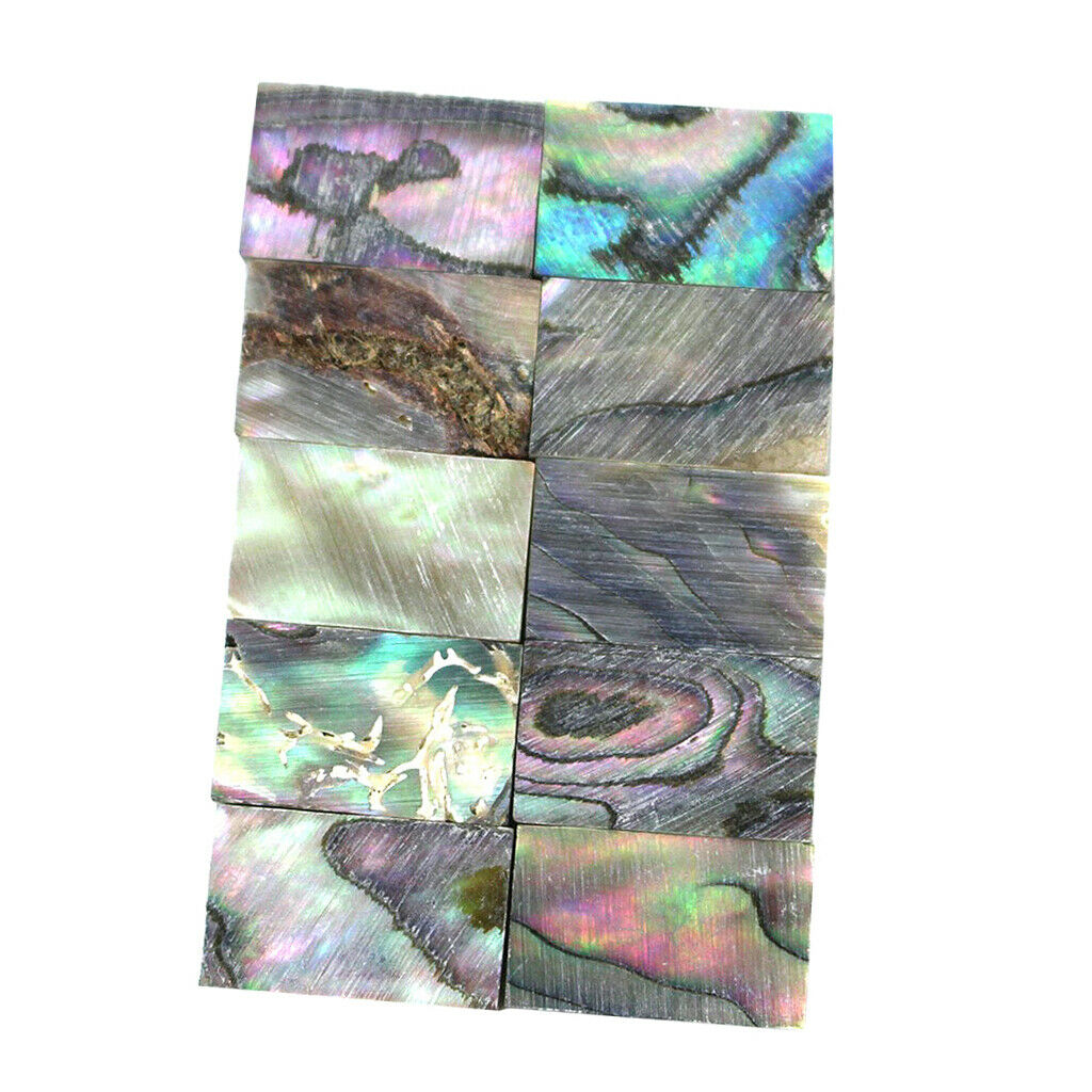 10x 13x8x2mm Abalone Materials Plate for Guitar Fret Fretboard Dots DIY Accs