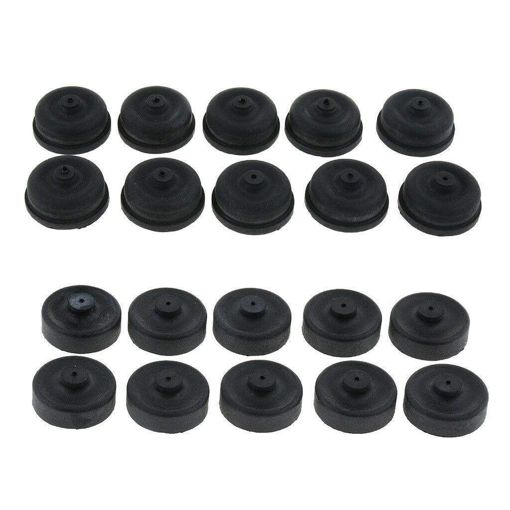 40Pcs Fish Tank Fishing Air Pump EPDM Joint Rubber Cup Diaphragm Parts