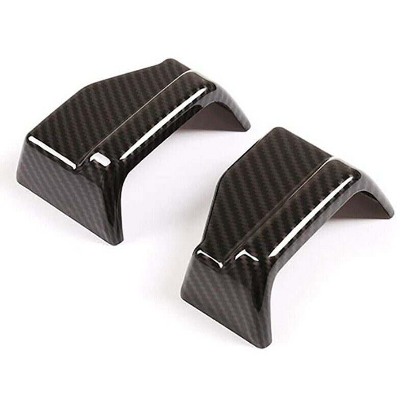 2Pcs Carbon Fiber Style Car Seat Safety Belt Cover Trim for Benz E Class W21N8X9