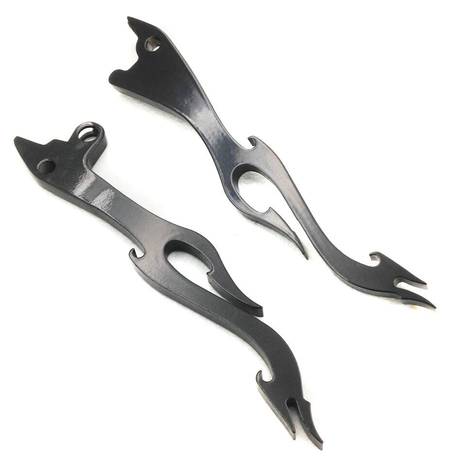 Black Brake Clutch Flame Hand Levers Fit for SUZUKI Boulevard S50 S83 C90