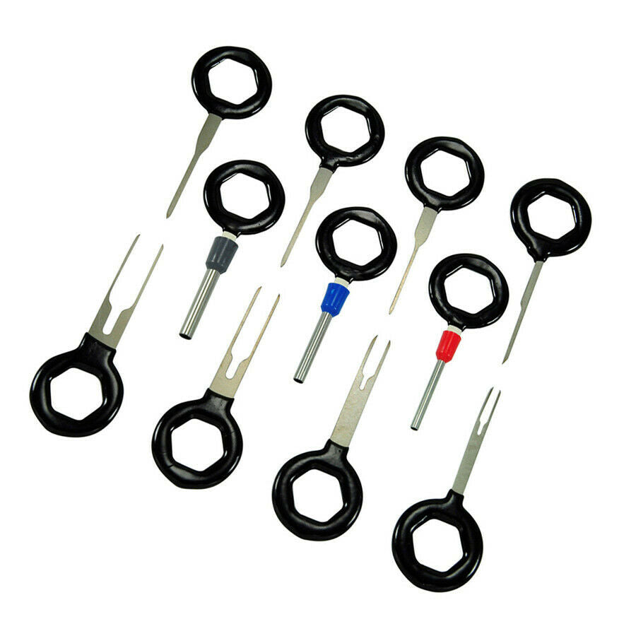11Pcs Motorcycle ATV Wiring Terminal Connector Pin Extractor Puller Removal Tool