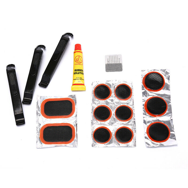 Bicycle Tyre Puncture Repair Kit Bike Cycle Patches Patch Mountain Rubber TY TL