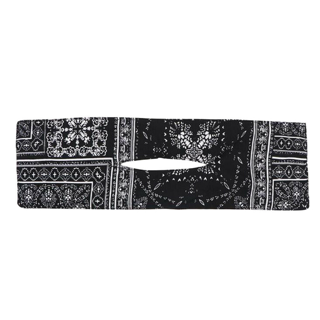 Knotted Deft Bun Fashion Hair Bands Rope Headband Accessories Black + Red