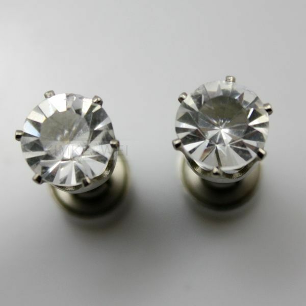 1 Pair Yellow Color Light Up Led Earrings New