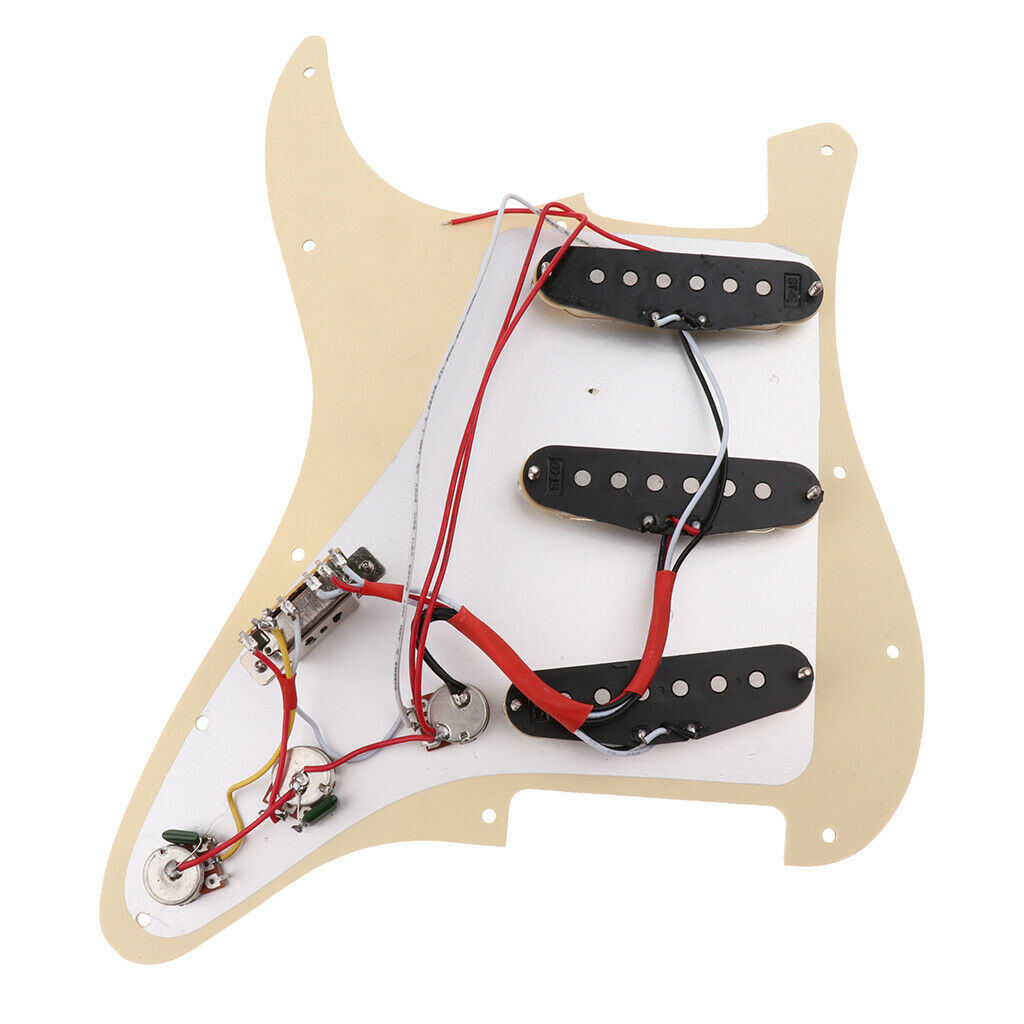 Guitar Upgrade Loaded SSS Pickguard Alnico V Pickups Set Guitar Accessory